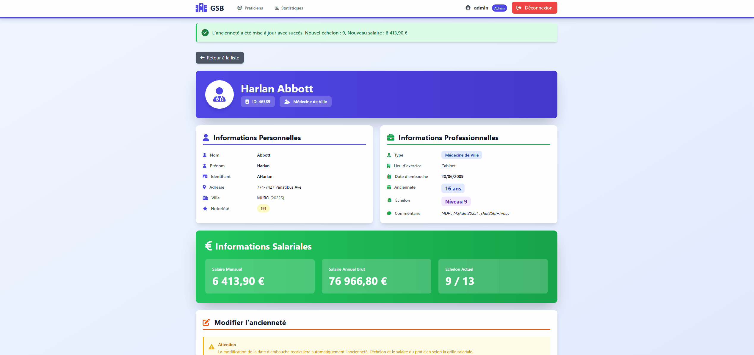 Recalcul automatique